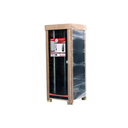 Szafa Stojąca Złożona 42u 600x600 Rack 19 Drzwi Szkło Czarna